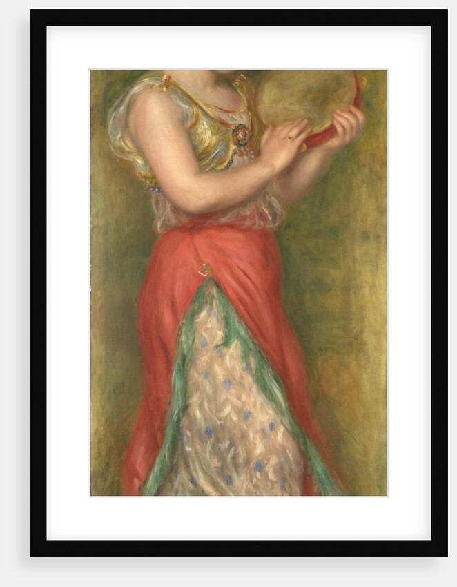 Dancing Girl with Tambourine, 1909 by Pierre Auguste Renoir