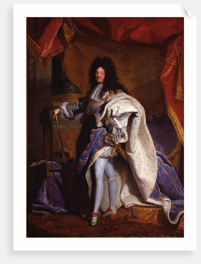 Louis XIV, King of France, 1702 by Hyacinthe François Honoré Rigaud