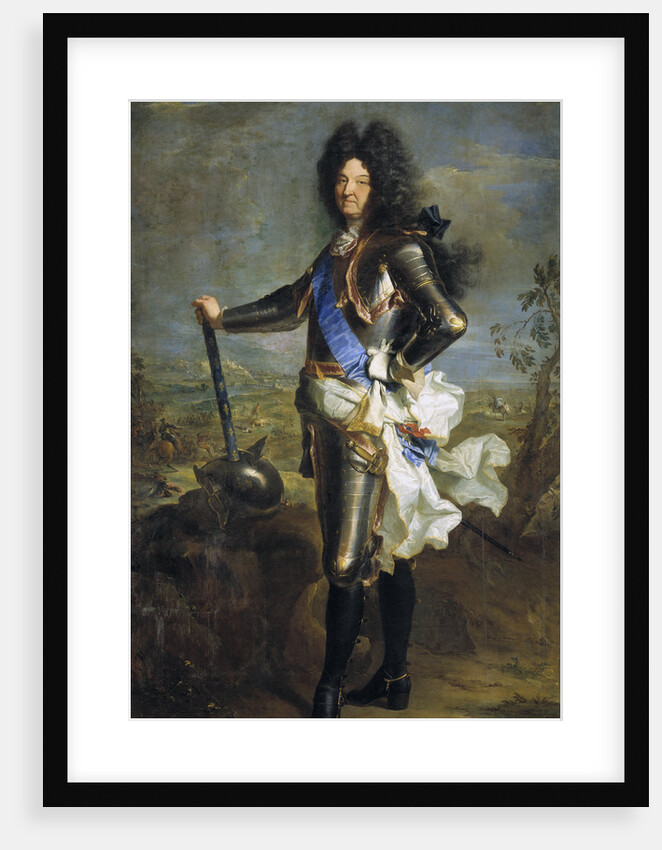 Louis XIV, King of France (1638-1715) by Hyacinthe Francois Honore Rigaud