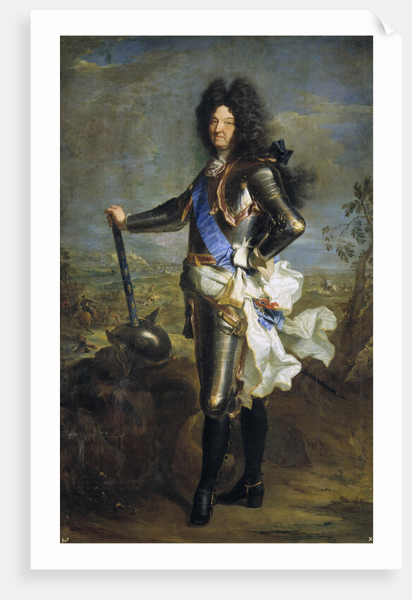 Louis XIV, King of France (1638-1715) by Hyacinthe Francois Honore Rigaud