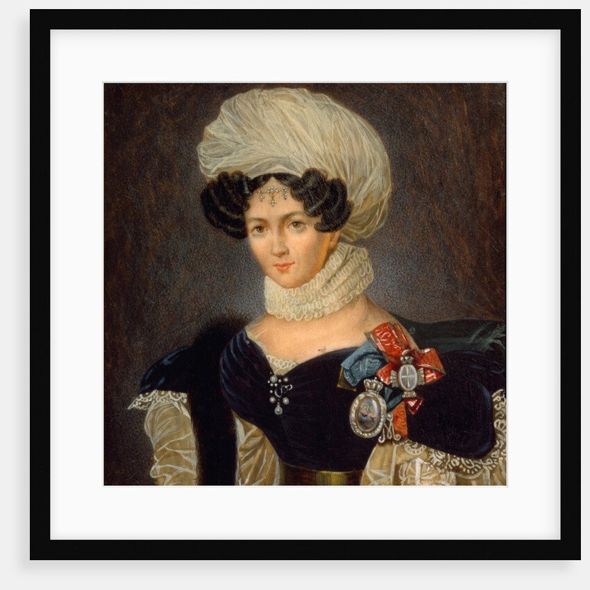 Portrait of Princess Tatyana Vasilyevna Golitsyna, 1830s by François Nicolas Riss