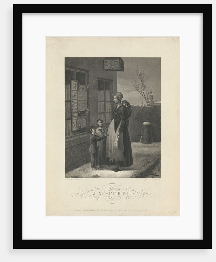 Jai Perdu!, 1824 by Adolphe Roehn