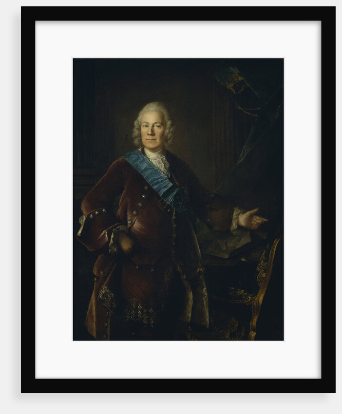 Portrait of Count Alexey Petrovich Bestuzhev-Ryumin, 1757 by Louis Tocqué