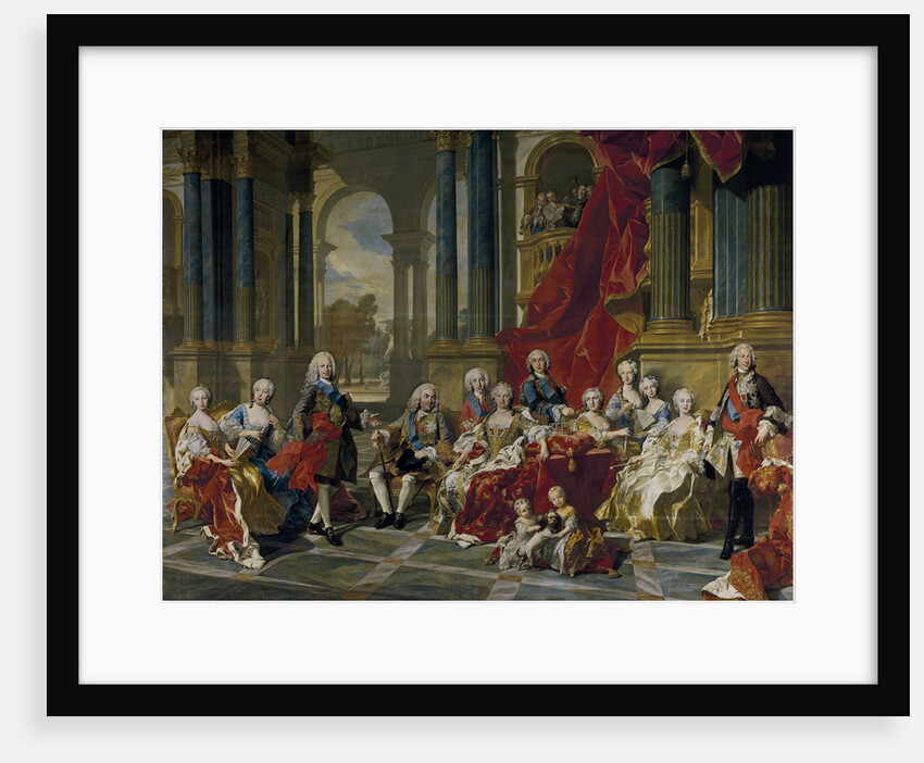 The Family of Philip V, King of Spain, 1743 by Louis Michel Van Loo