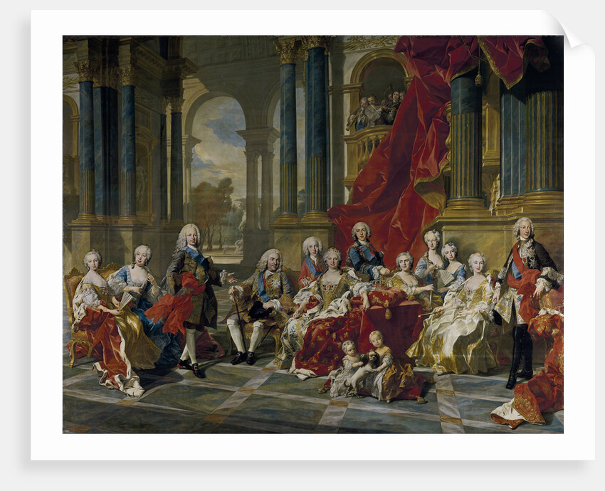 The Family of Philip V, King of Spain, 1743 by Louis Michel Van Loo