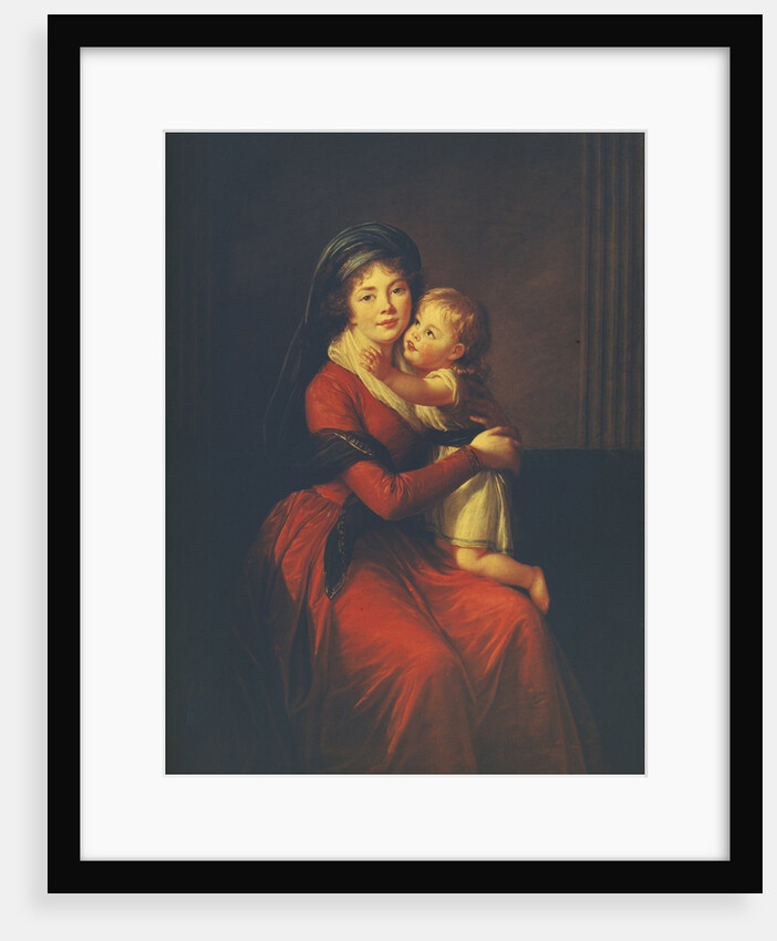 Portrait of Princess Alexandra Golitsyna with her son Pyotr, 1794 by Marie Louise Elisabeth Vigée-Lebrun