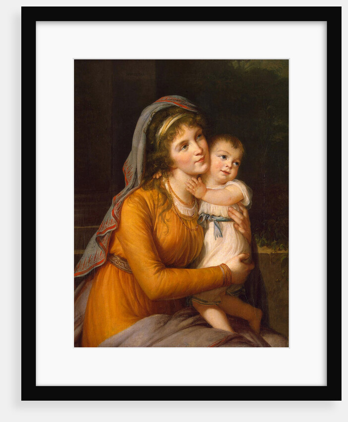 Portrait of Baroness Anna Sergeyevna Stroganova with Her Son, c. 1800 by Marie Louise Elisabeth Vigée-Lebrun