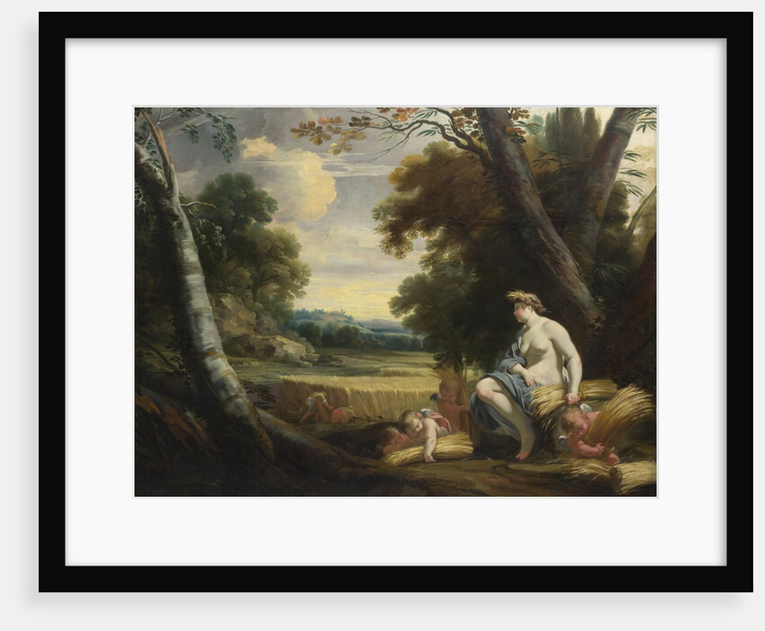 Ceres and Harvesting Cupids, c. 1635 by Simon Vouet