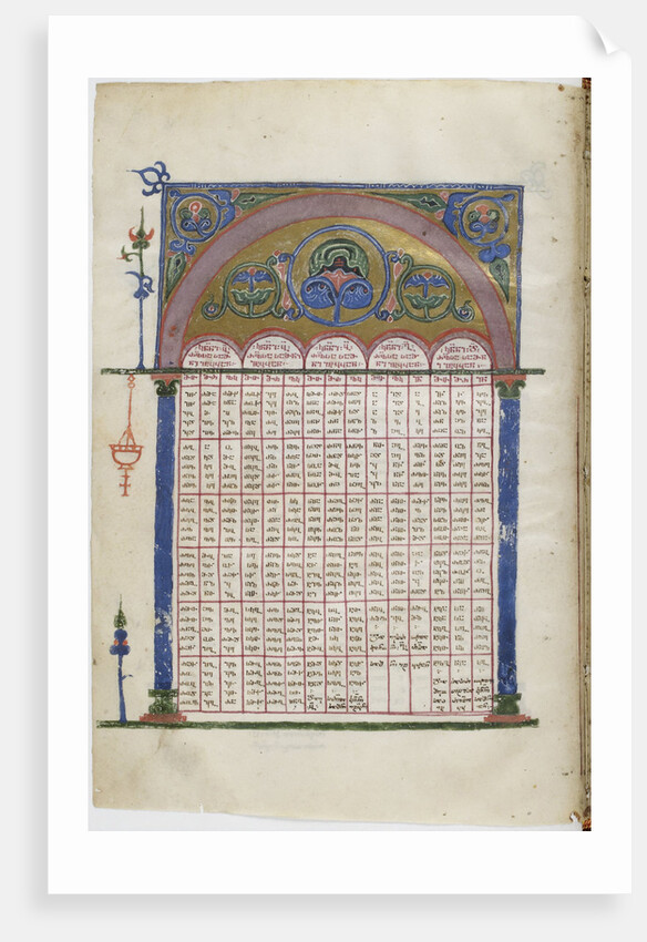 Illuminated manuscript of the Georgian-language Gospels, Between 1201 and 1300 by Anonymous master