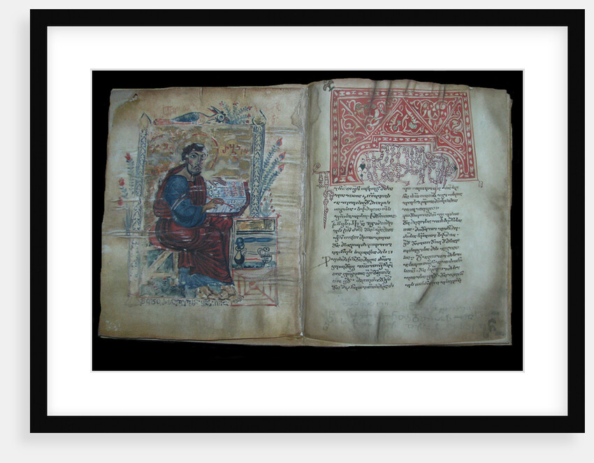 Illuminated manuscript of the Georgian-language Gospels, 11th-12th century by Anonymous master