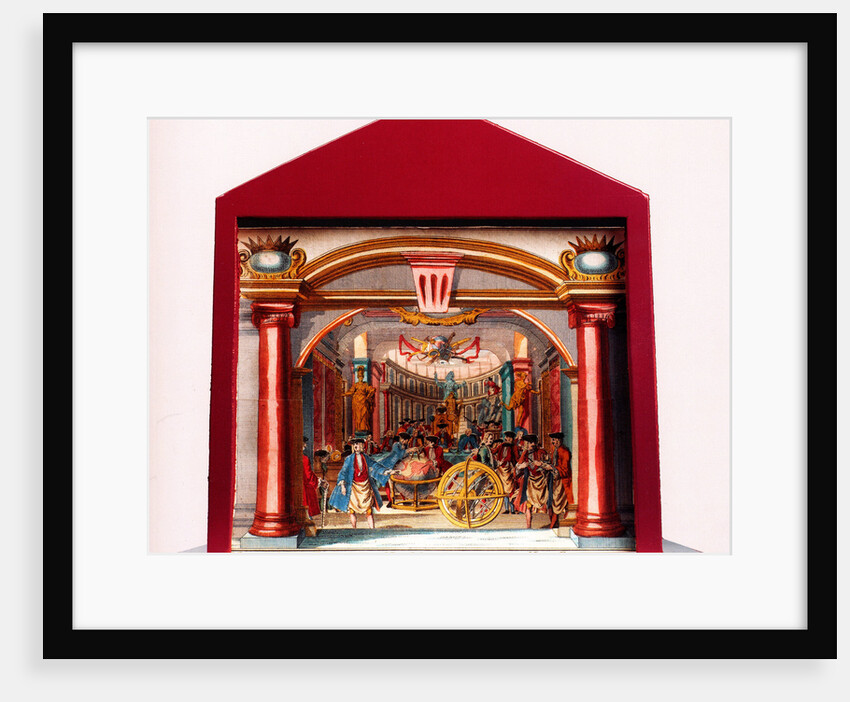 Diorama: Masonic Germany (The Temple of Masonic Treasures), 1750 by Anonymous