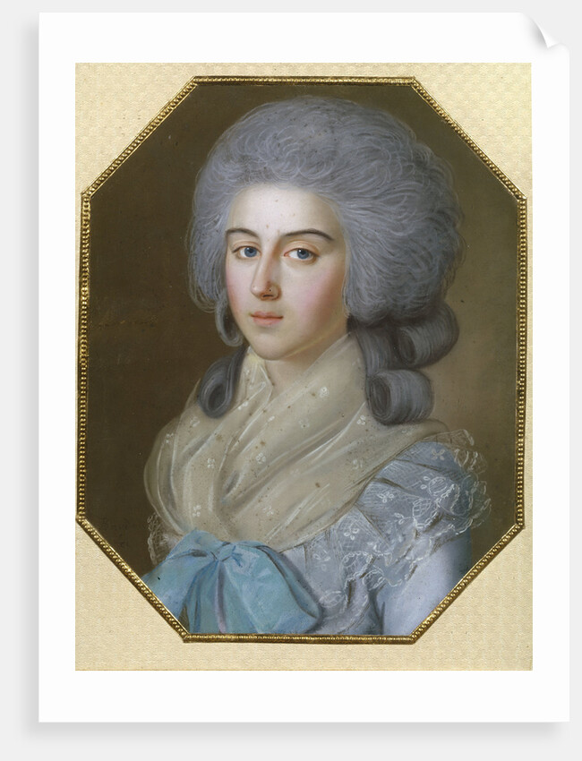 Portrait of Countess Anna Alexandrovna Golitsyna, Baroness Stroganova, 1786 by Johann Bardou