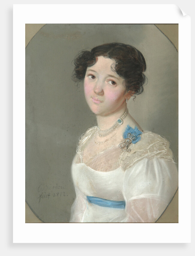 Portrait of Countess Agrafena Yuryevna Obolenskaya, née Neledinskaya-Meletskaya, 1812 by Karl Wilhelm Bardou