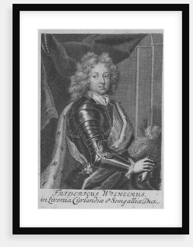 Portrait of Frederick William Kettler, Duke of Courland and Semigallia, c. 1710 by Johann Martin Bernigeroth