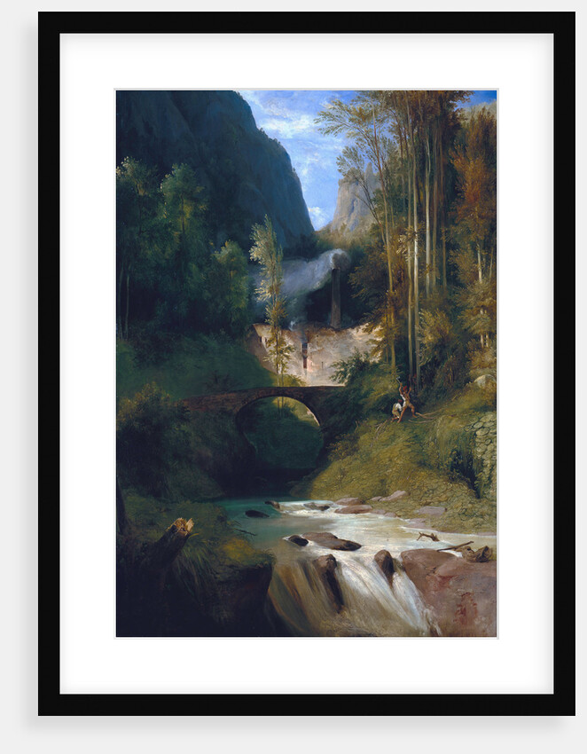 Gorge near Amalfi, 1831 by Carl Blechen