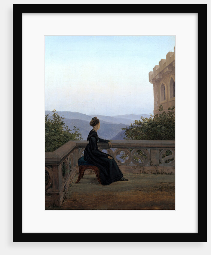 Woman on the Balcony, 1824 by Carl Gustav Carus