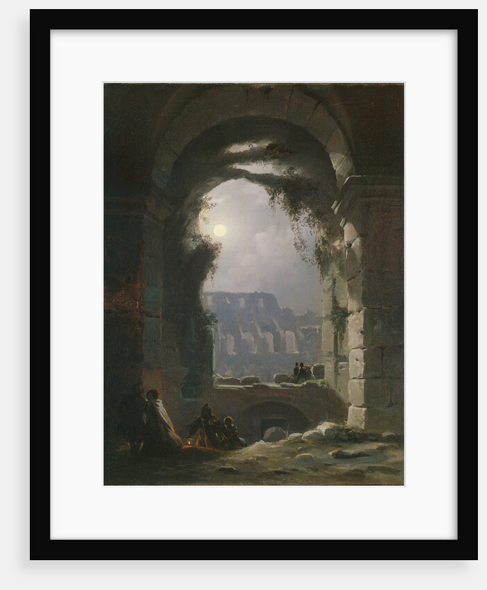 The Colosseum In the Night, Early 1830s by Carl Gustav Carus