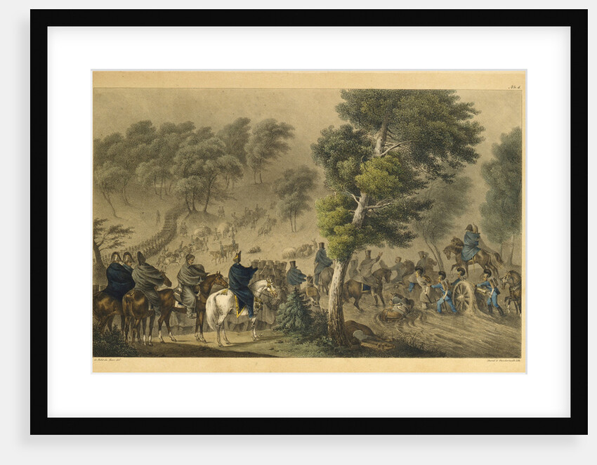 Between Kirgaliczky and Suderva, 30 June 1812, 1820s by Christian Wilhelm von Faber du Faur
