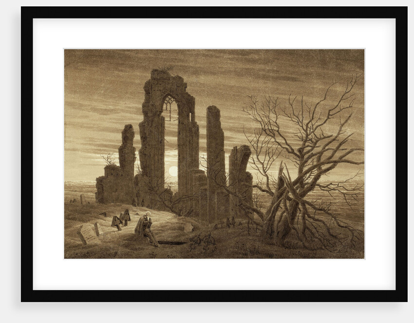 Winter - Night - Old Age and Death by Caspar David Friedrich