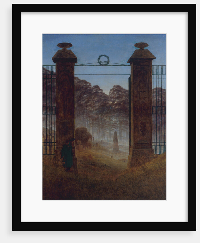 The Cemetery, ca 1825 by Caspar David Friedrich