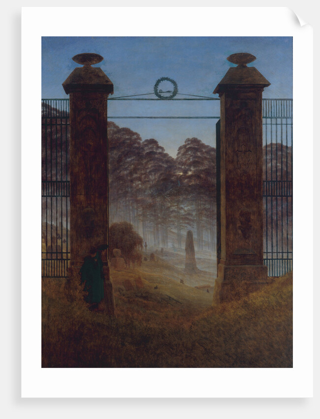 The Cemetery, ca 1825 by Caspar David Friedrich