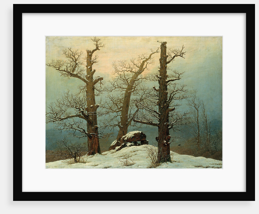 Cairn in Snow, 1807 by Caspar David Friedrich
