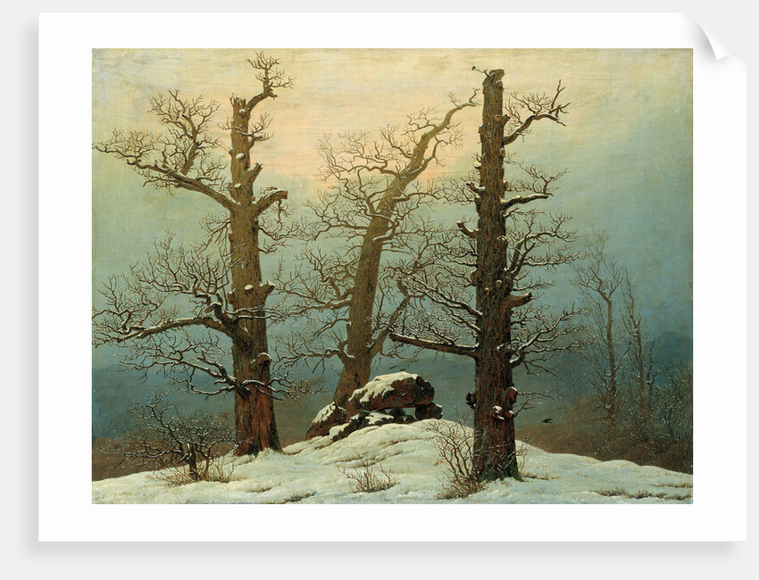 Cairn in Snow, 1807 by Caspar David Friedrich
