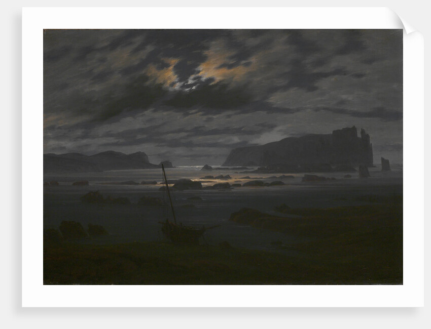 Northern Sea in the Moonlight, c. 1823 by Caspar David Friedrich