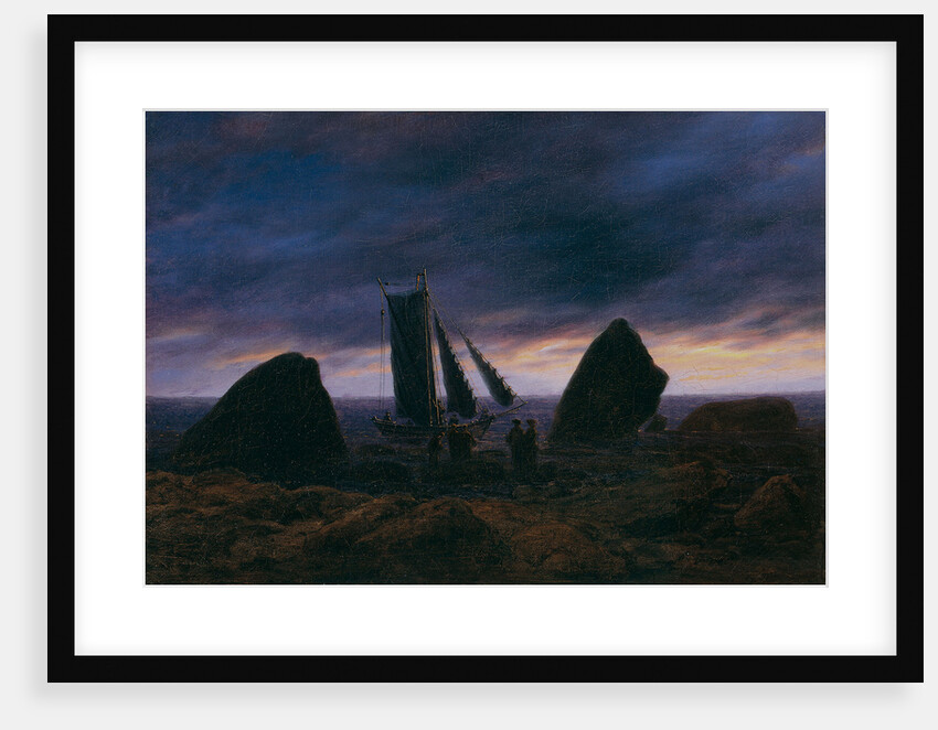 Fishing Boat by the Baltic Sea, c. 1830 by Caspar David Friedrich