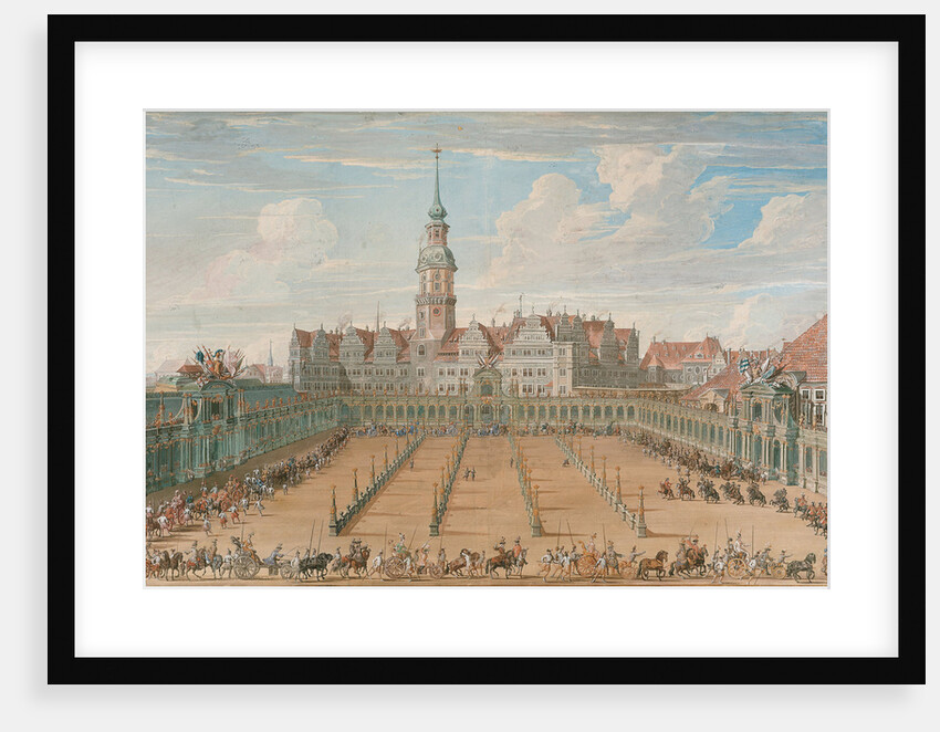 Parade of the Ladies Ring Races on Juny 6, 1709 in Dresden, 1710 by C. H. Fritzsche