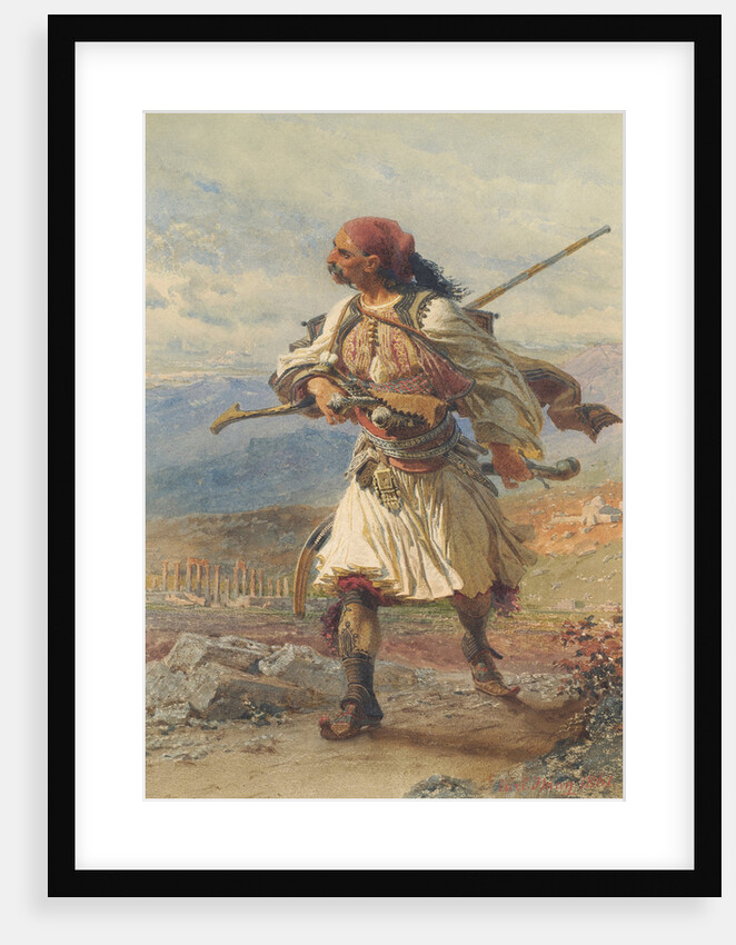 Greek Warrior, 1861 by Carl Haag