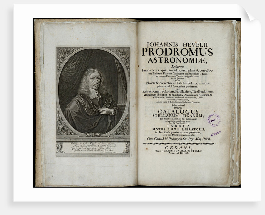 Johannes Hevelius, Prodromus astronomiae, 1690 by Johannes Hevelius