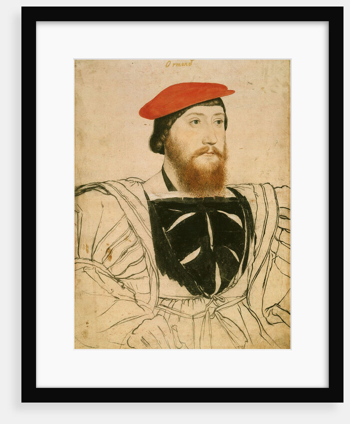 Portrait of James Butler, 9th Earl of Ormond, ca 1537 by Hans Holbein the Younger