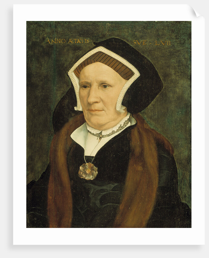 Portrait of Lady Margaret Butts, 1543 by Hans Holbein the Younger
