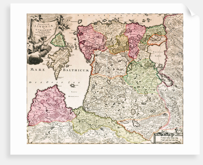 The Baltic Sea by Johann Baptist Homann