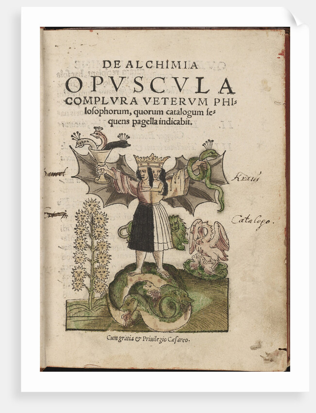 De Alchimia opvscvla complvra vetervm philosophorum, 1550 by Cyriacus Jacob