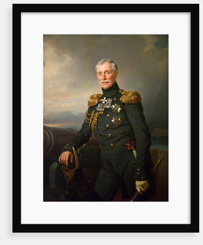 Prince Alexander Sergeyevich Menshikov, 1851 by Franz Krüger