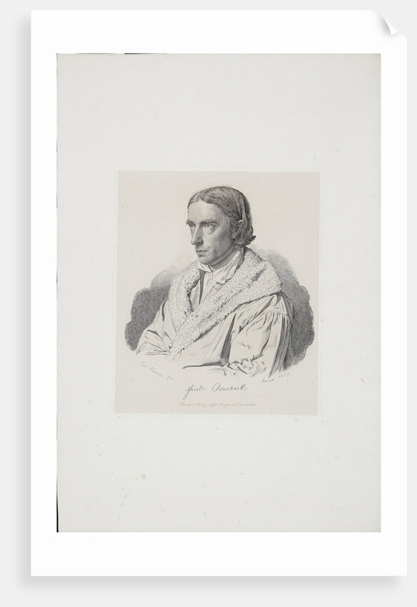 Johann Friedrich Overbeck, 1837 by Carl Küchler