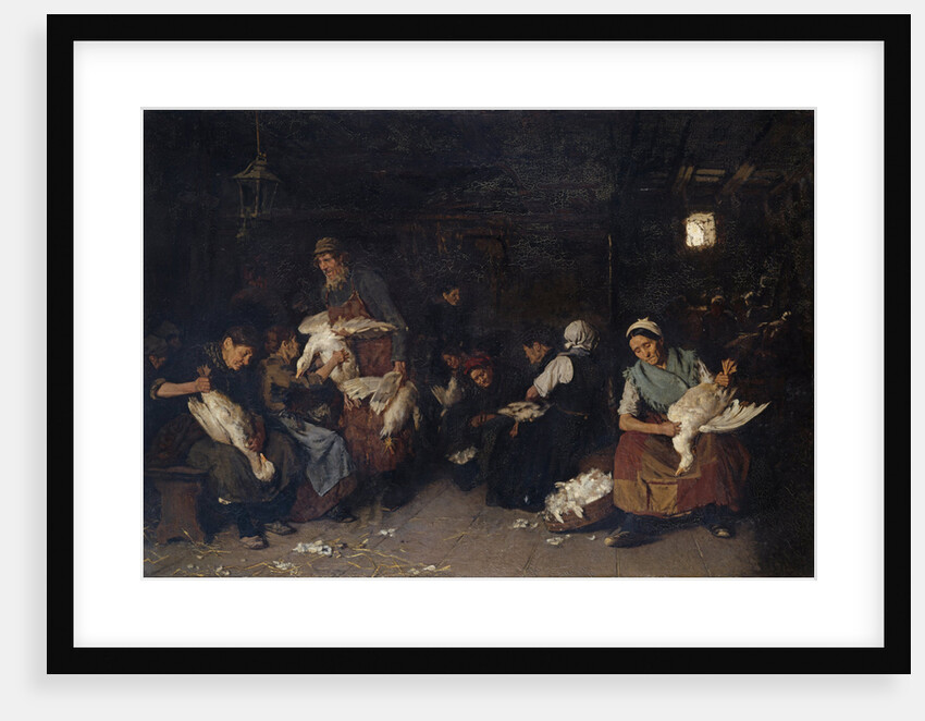 Women Plucking Geese, 1872 by Max Liebermann