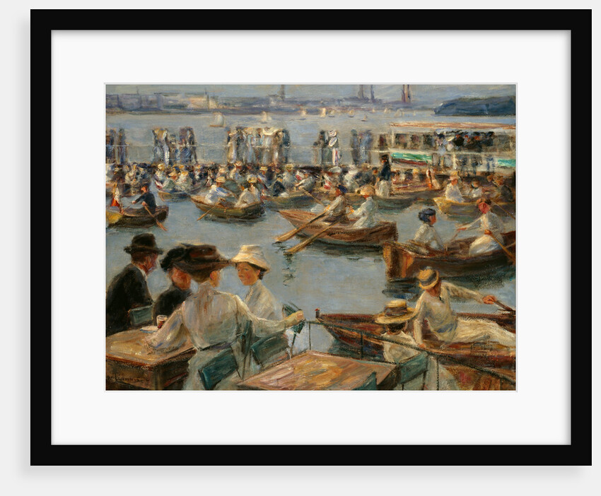 On the Alster in Hamburg, 1910 by Max Liebermann