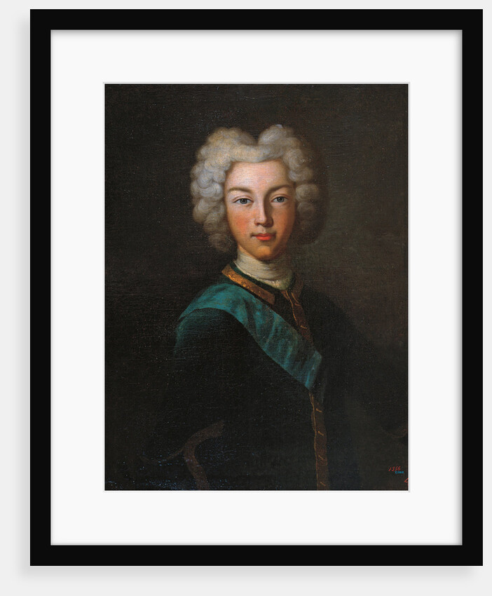 Portrait of the Tsar Peter II of Russia, End 1720s by Johann Paul Luedden