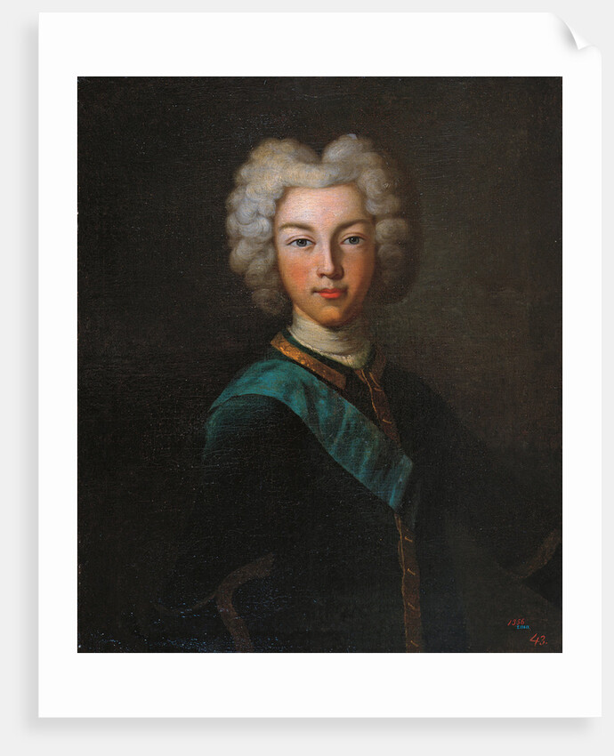 Portrait of the Tsar Peter II of Russia, End 1720s by Johann Paul Luedden