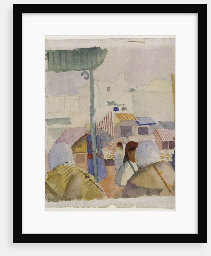 Market in Tunis II, 1914 by August Macke
