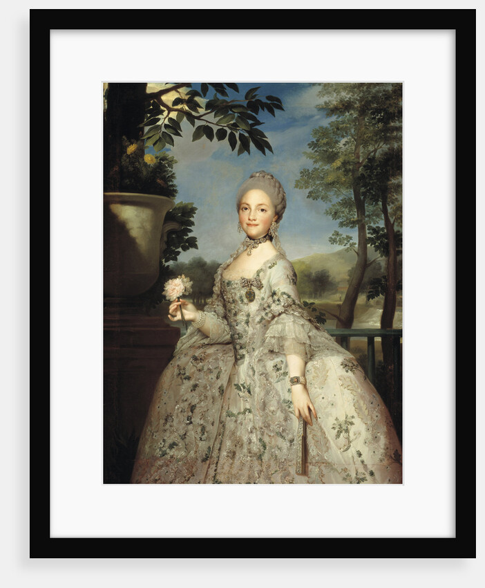 Portrait of Maria Luisa of Parma as Princess of Asturias, ca 1764-1765 by Anton Raphael Mengs