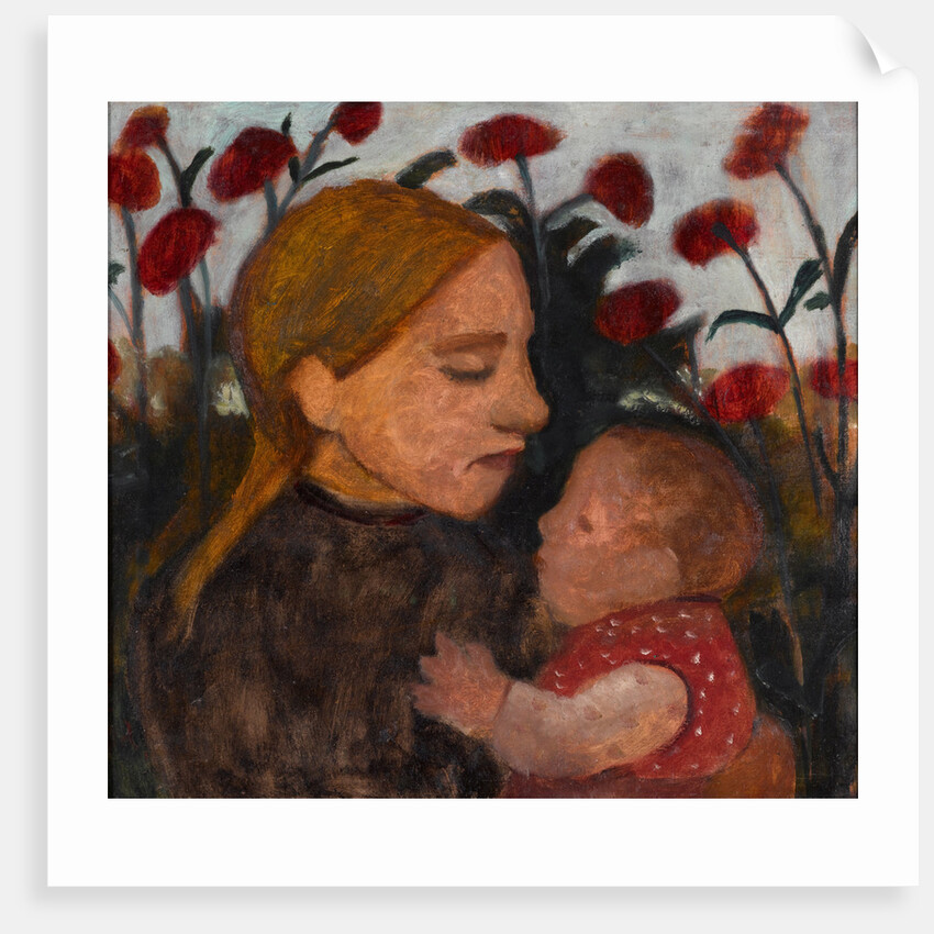 Girl with child, 1902 by Paula Modersohn-Becker