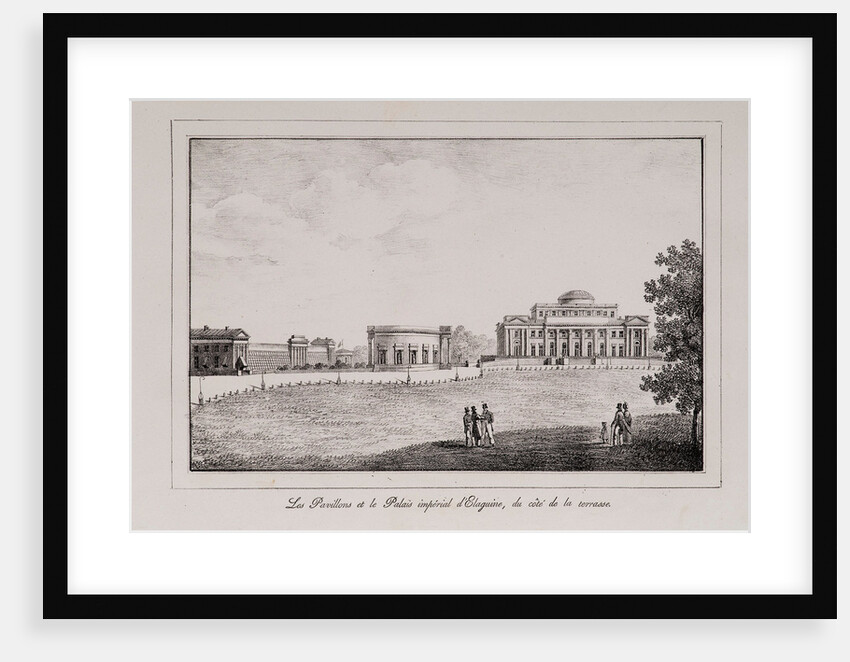 The Yelagin Palace at Saint Petersburg (Series Views of Saint Petersburg), 1820s by Alexander Pluchart