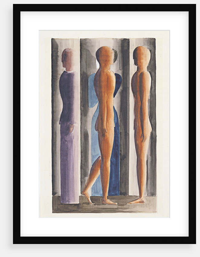 Formation. Tri-partition, 1926 by Oskar Schlemmer