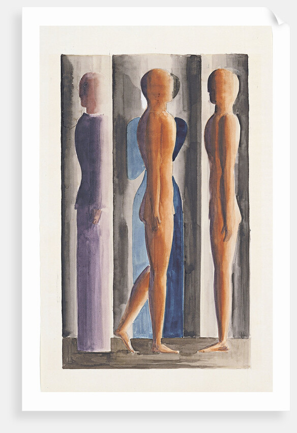 Formation. Tri-partition, 1926 by Oskar Schlemmer
