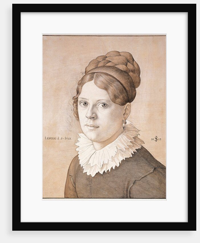 Portrait of Henriette Schnorr von Carolsfeld, 1817 by Julius Schnorr von Carolsfeld