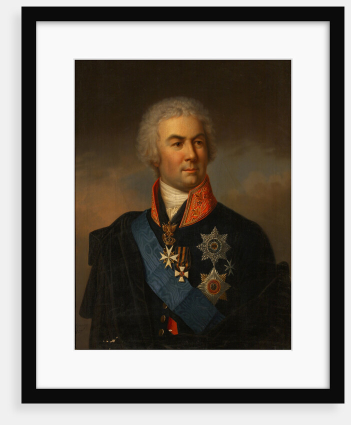 Portrait of Count Pyotr Zavadovsky (1739?1812), 1849 by Carl Schulz